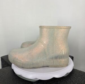 UGG Classic Clear Mini Boots Glitter Starry Night Translucent Shoes 5 Y W 7